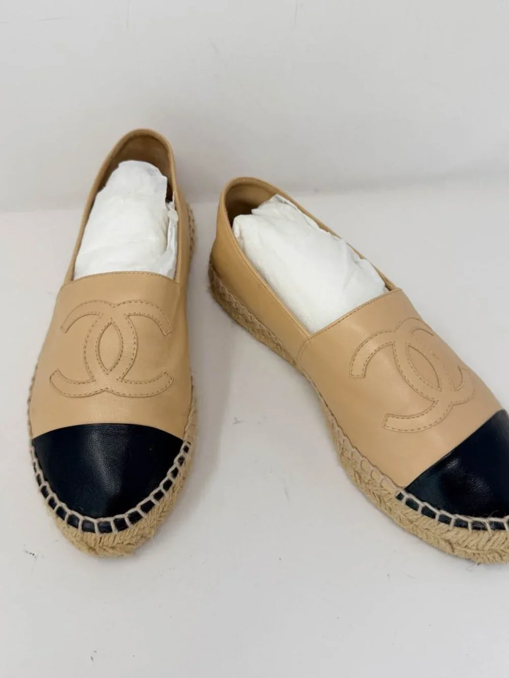 Chanel Lambskin Leather Espadrilles